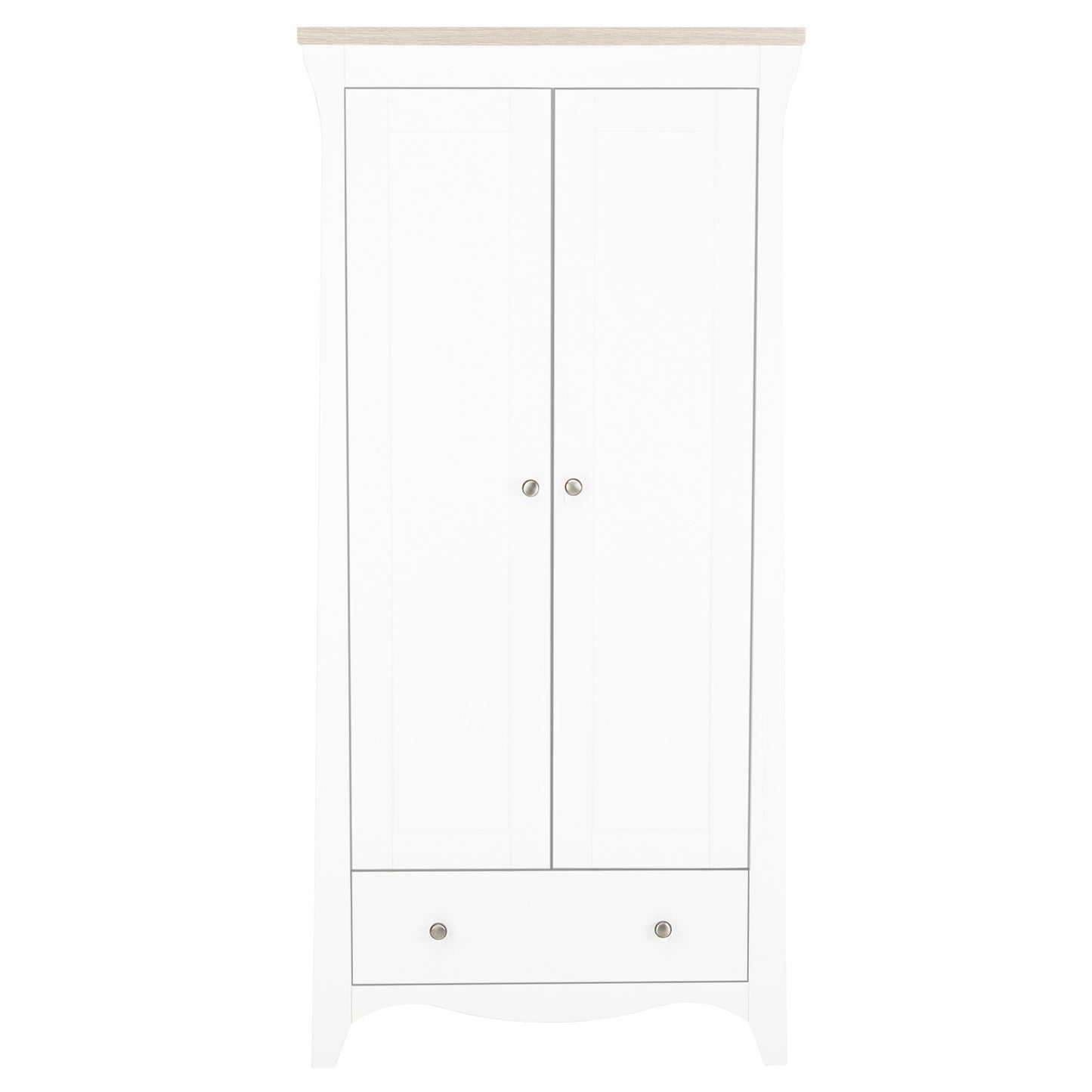 Clara wardrobe in white ash