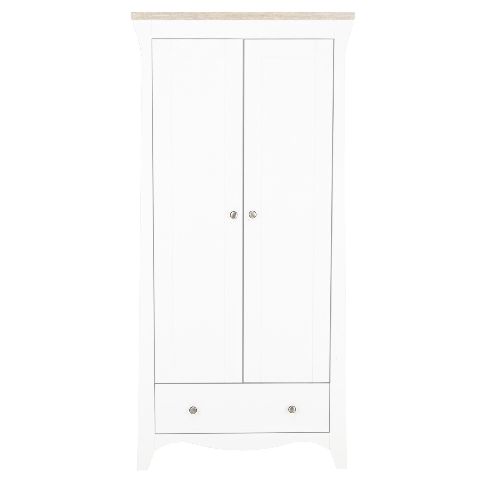 Clara wardrobe in white ash