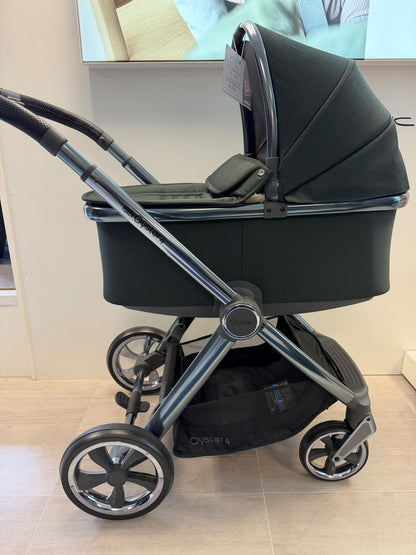 Oyster 4 Stroller, Carrycot & Accessories Bundle -Black Olive - SHOP FLOOR DISPLAY MODEL