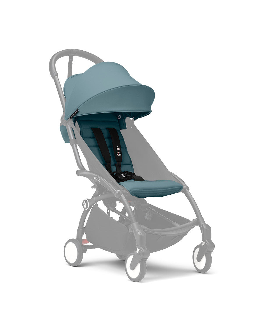 YoYo 6+ colour pack in aqua suitable for the yoyo stroller chassis.