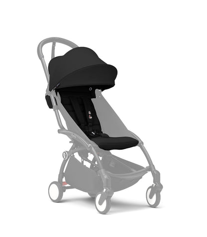 YoYo 6+ colour pack in black suitable for the yoyo stroller chassis.