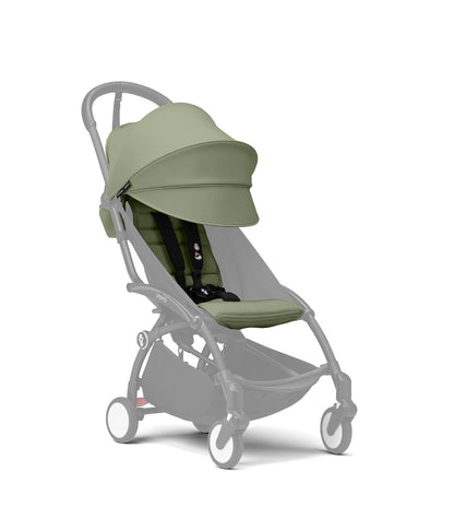 YoYo 6+ colour pack in olive suitable for the yoyo stroller chassis.