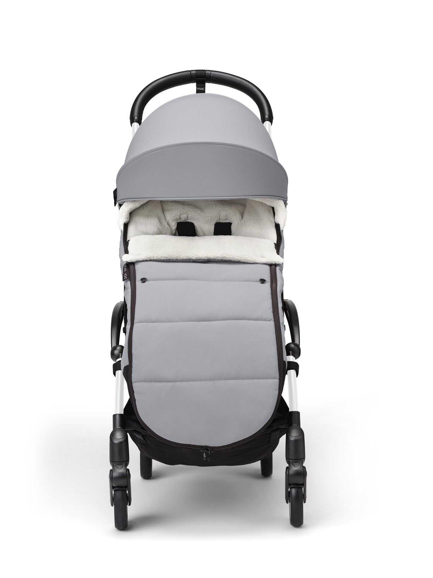 Stokke yoyo footmuff in stone suitable for use with the yoyo 6+ stroller.