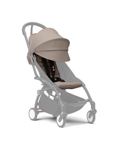 YoYo 6+ colour pack in taupe suitable for the yoyo stroller chassis.
