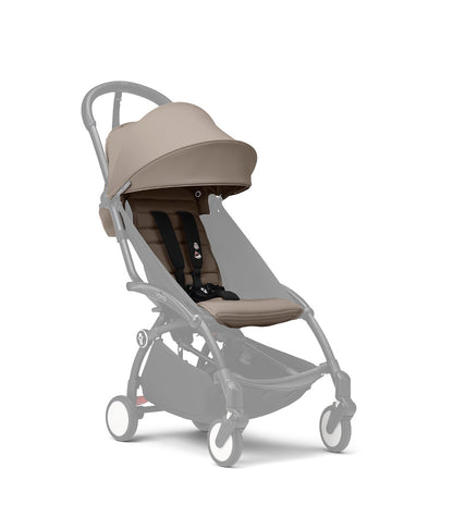 YoYo 6+ colour pack in taupe suitable for the yoyo stroller chassis.