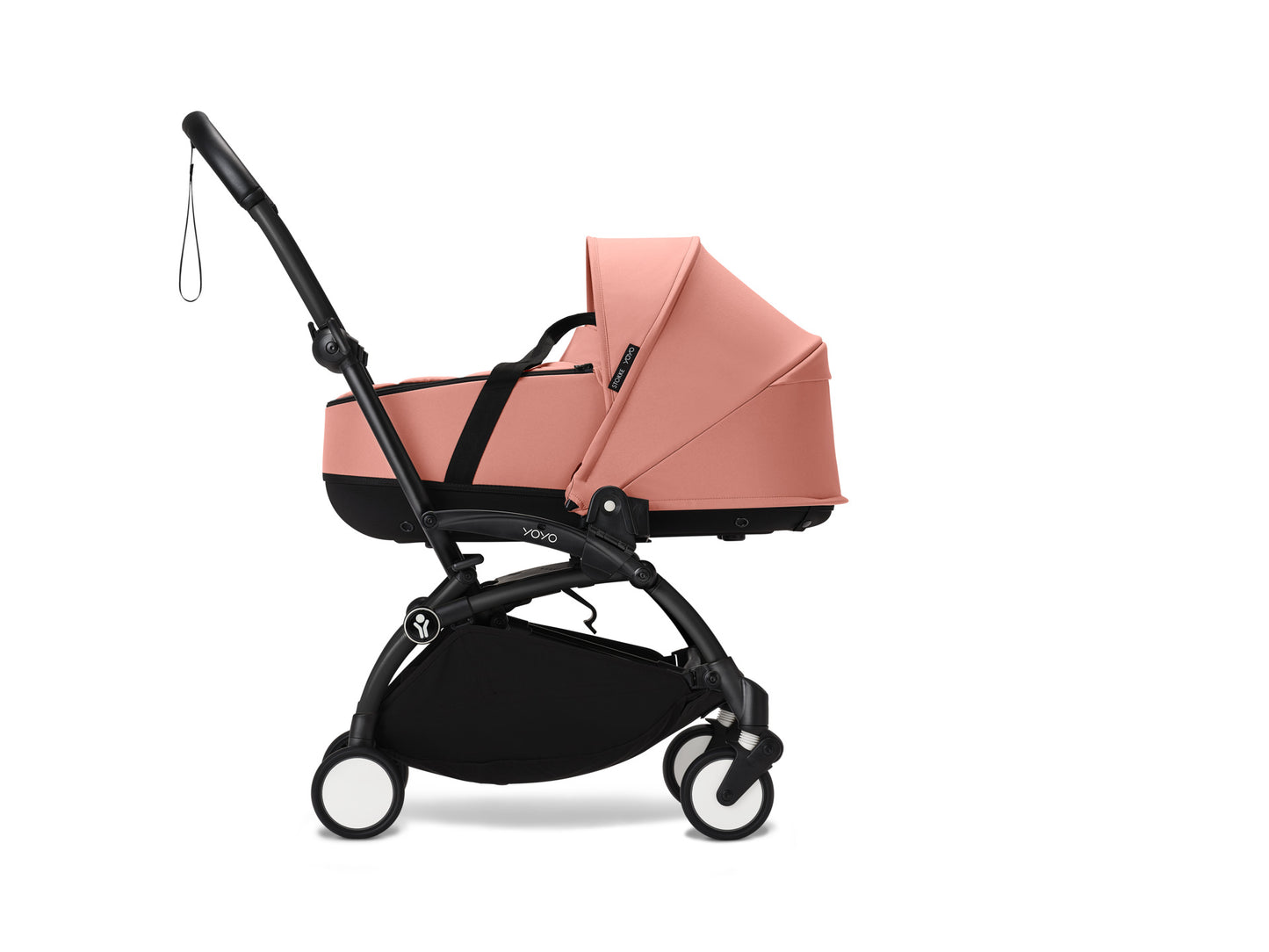 YoYo3 black chassis with ginger bassinet and colour pack.