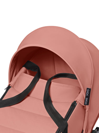 Stokke yoyo bassinet in ginger suitable for use with the yoyo stroller.