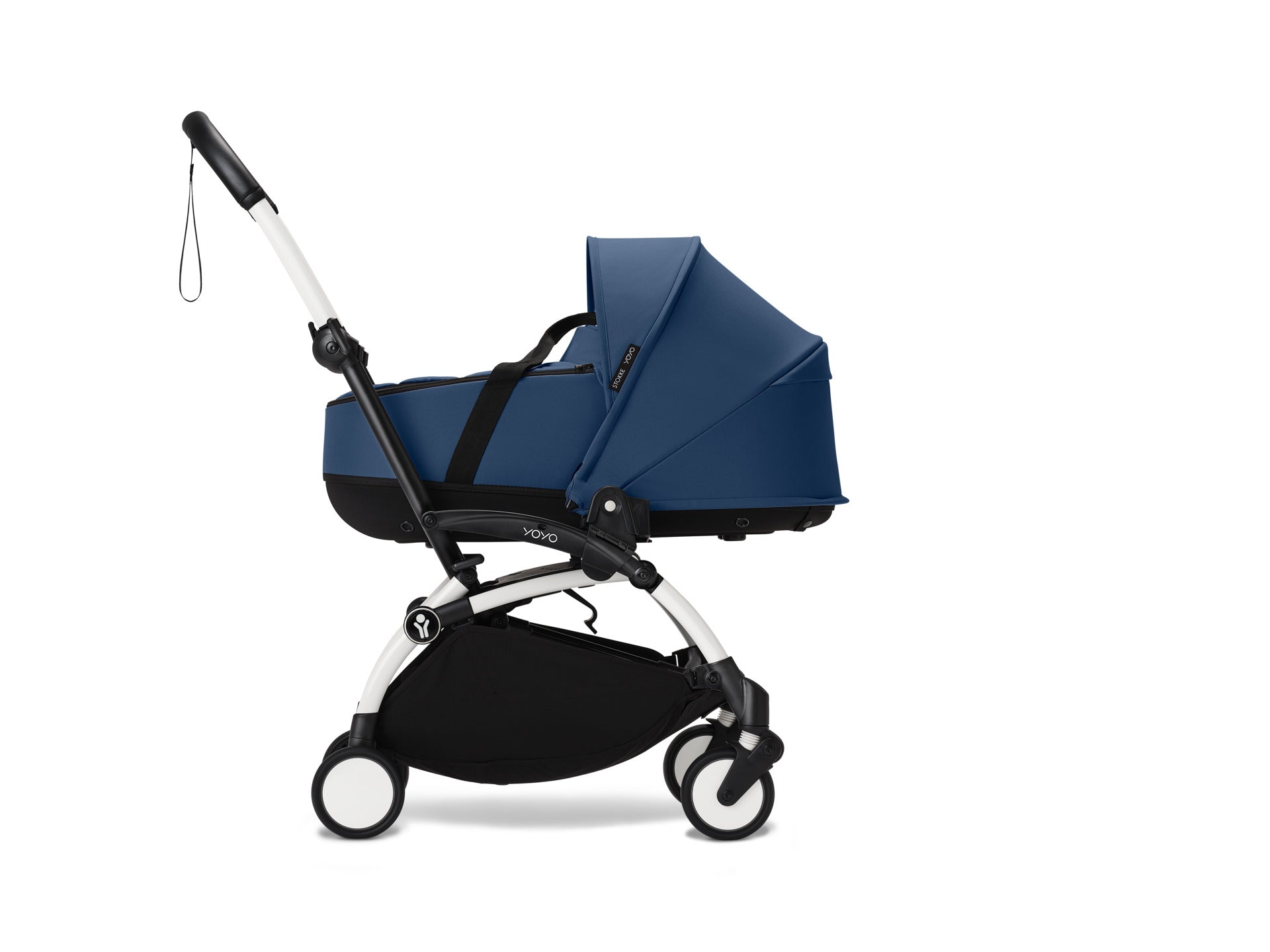 YoYo3 white chassis with air france bassinet and colour pack.