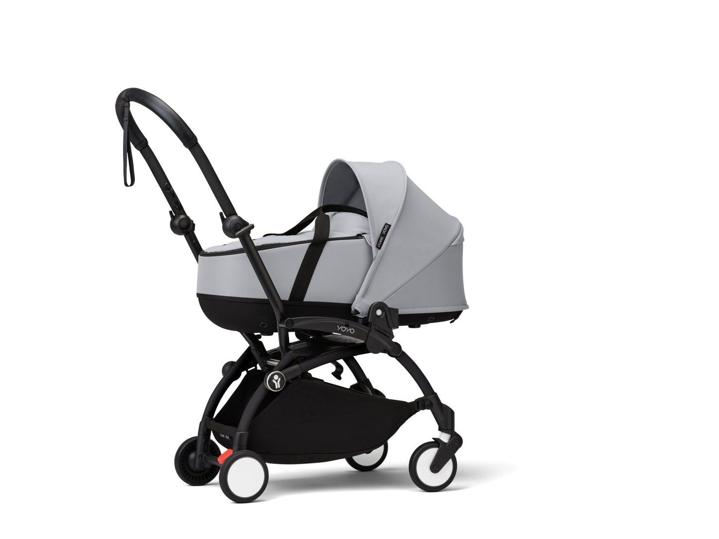 YoYo3 black chassis with stone bassinet and colour pack.