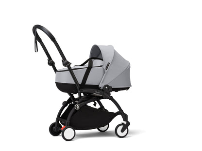 YoYo3 black chassis with stone bassinet and colour pack.