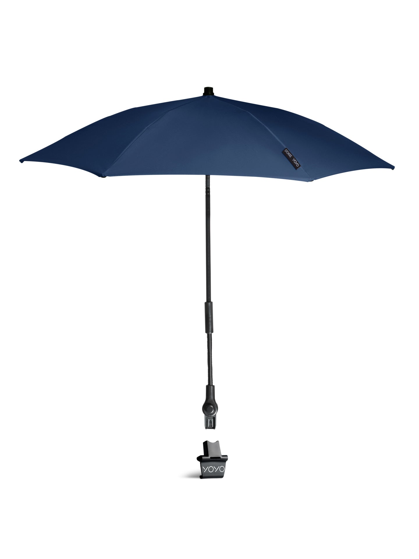 Stokke yoyo parasol in air france/navy suitable for use with the yoyo stroller.