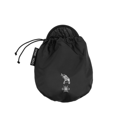 STOKKE YOYO insect net shown on a stroller with seat pack.