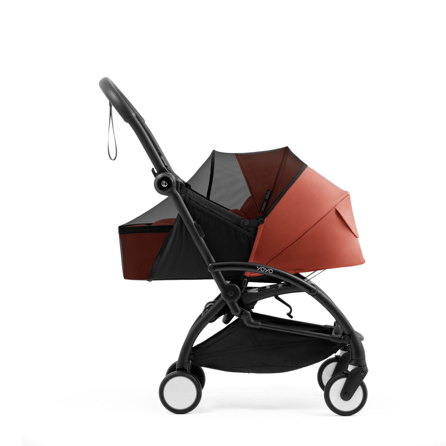 STOOKE YOYO insect net for newborn pack on stroller.