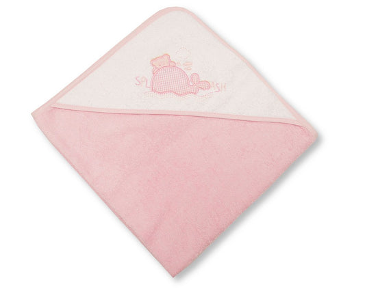 A soft cotton hooded towel