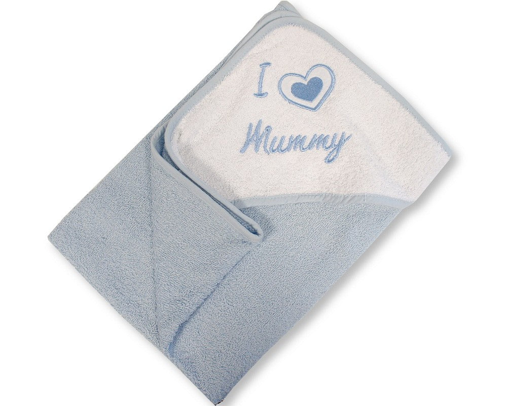 A soft cotton hooded towel