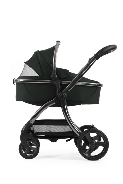 Egg 3 carrycot in black olive side profile