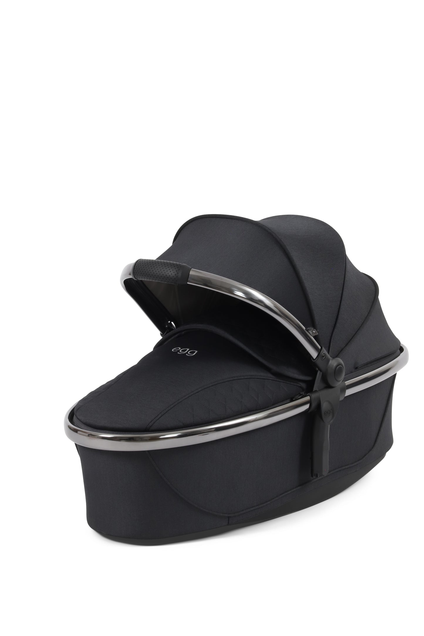 Egg 3 Pushchair & carrycot in carbonite, complete with all babies essential including car seat, tripp trapp highchair, crib and bath.