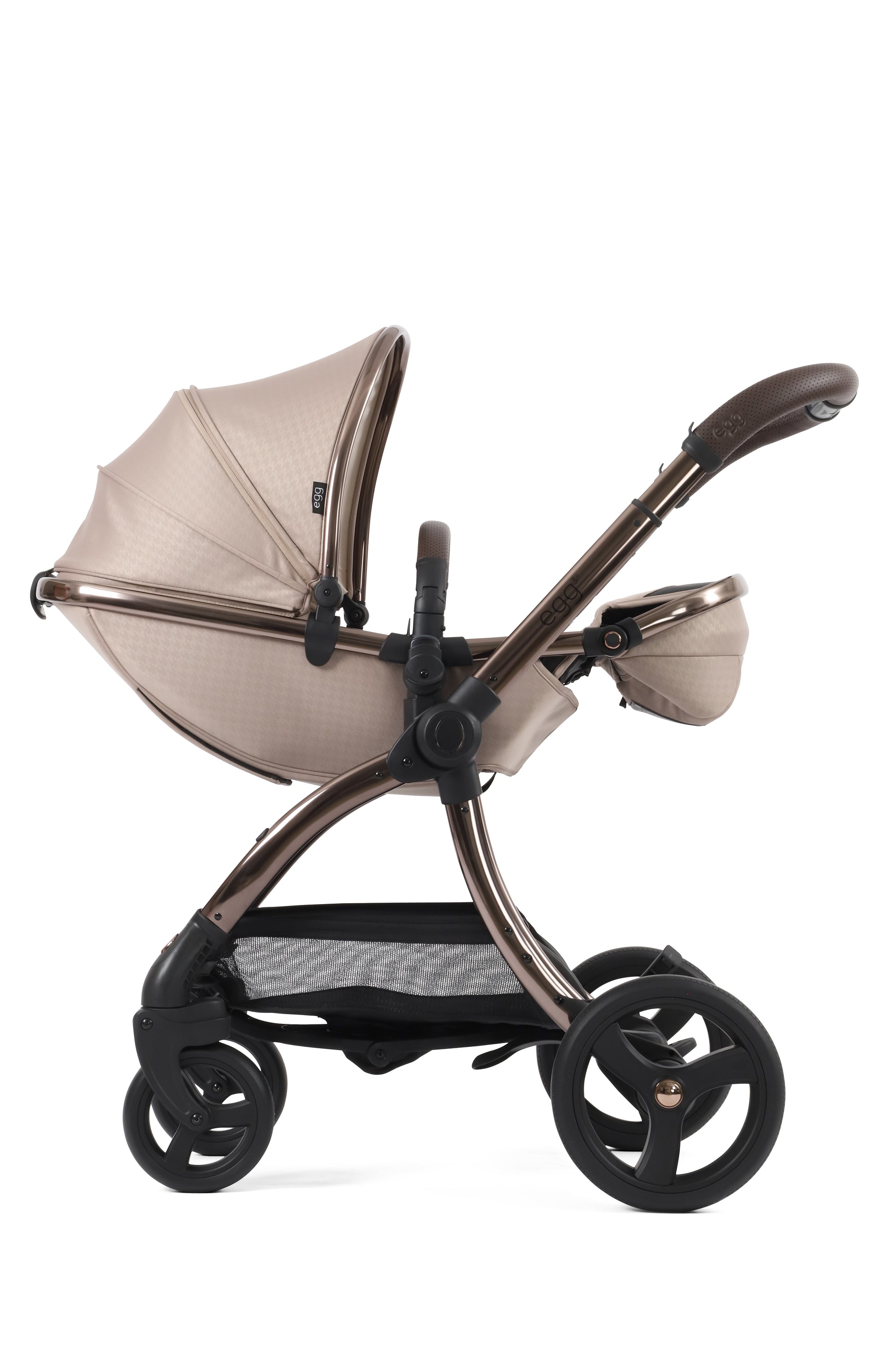 Egg3 Stroller in Houndstooth Almond 