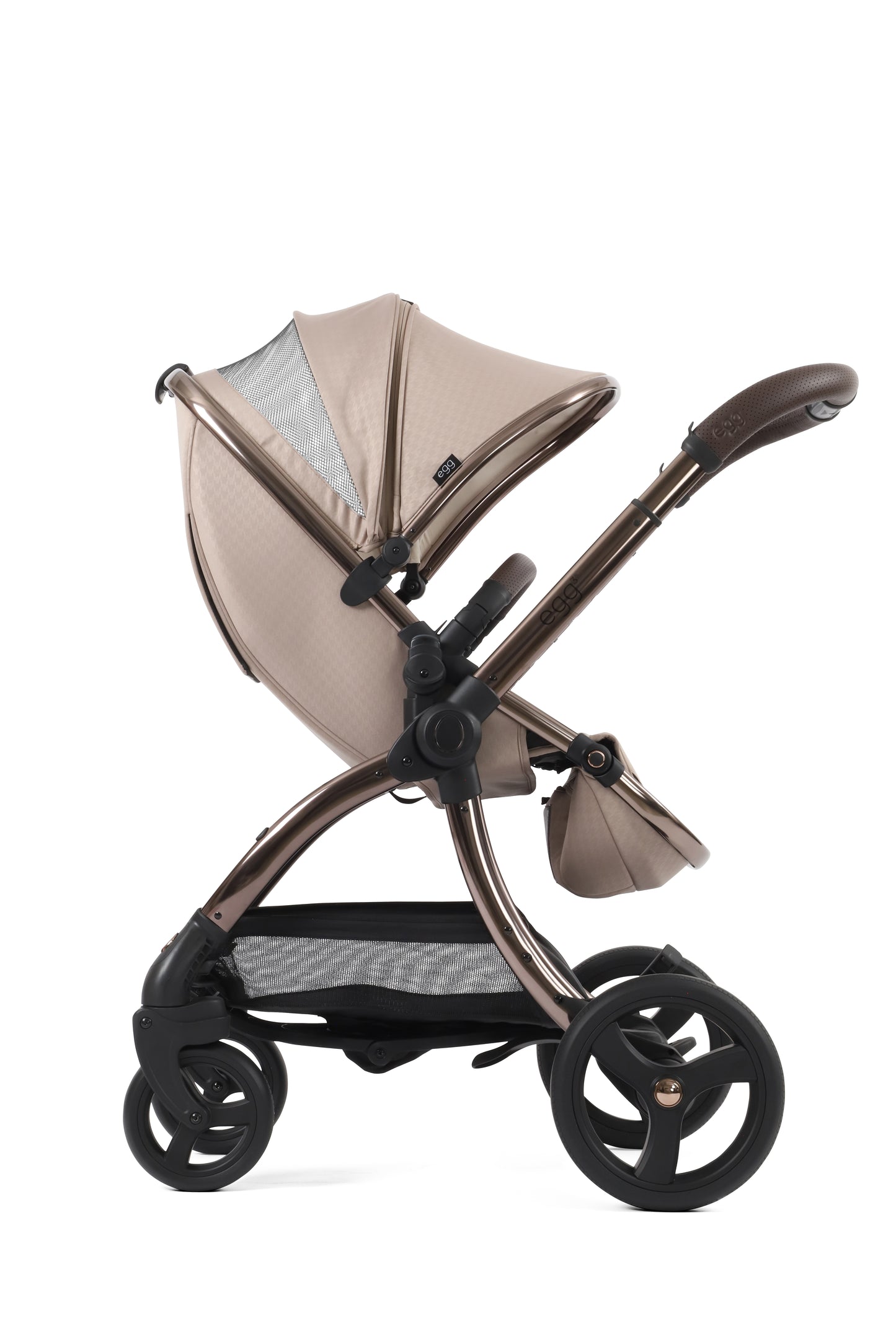 Egg3 Stroller in Houndstooth Almond 