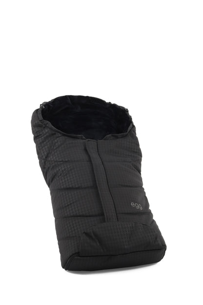 Houndstooth black footmuff for egg 3 stroller.
