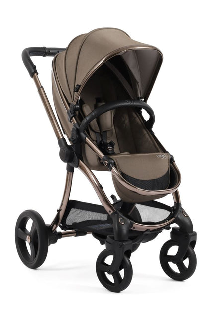 Egg3 Stroller in Mink Brown colour way.