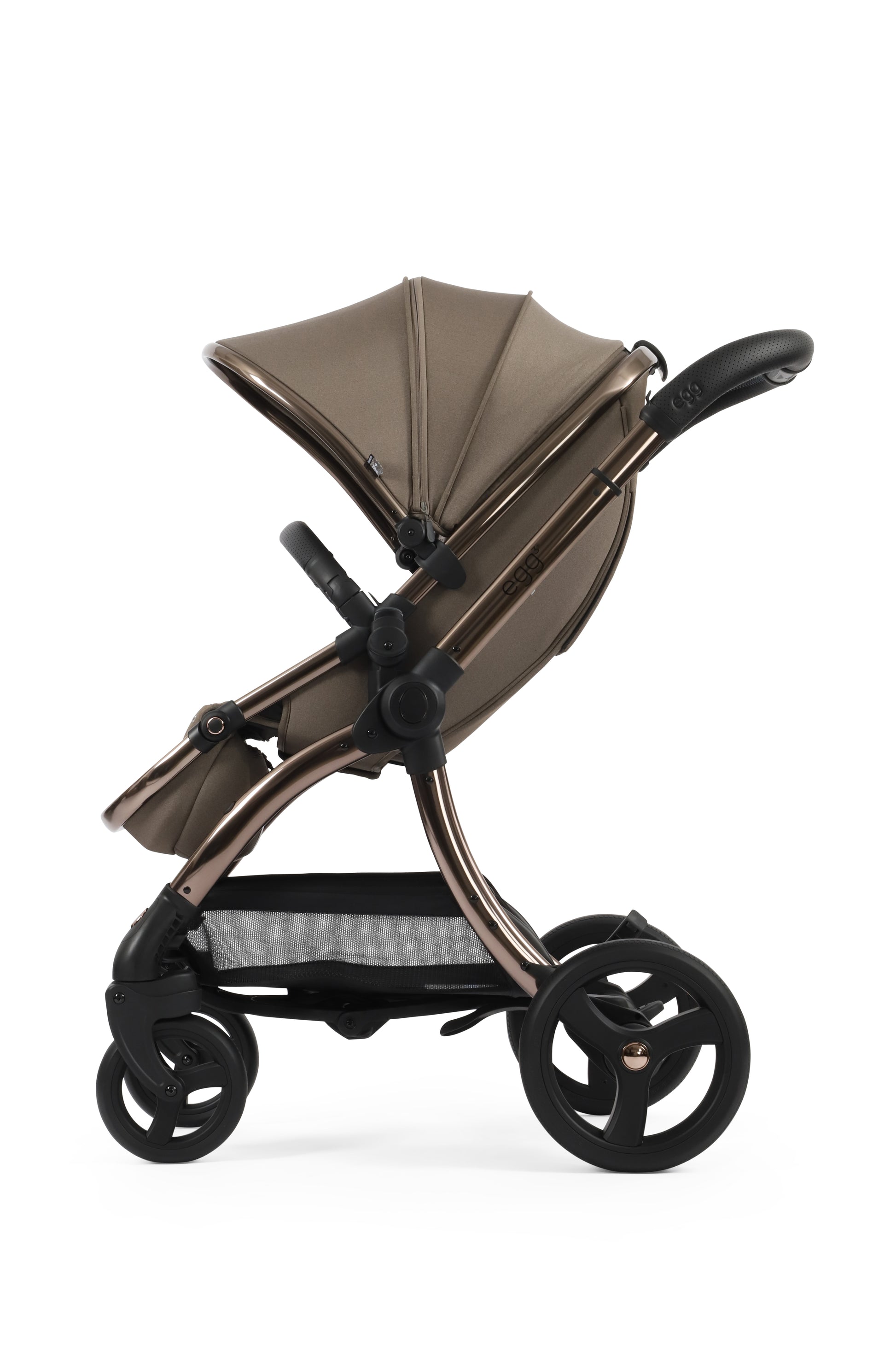 Egg3 Stroller in Mink Brown colour way.