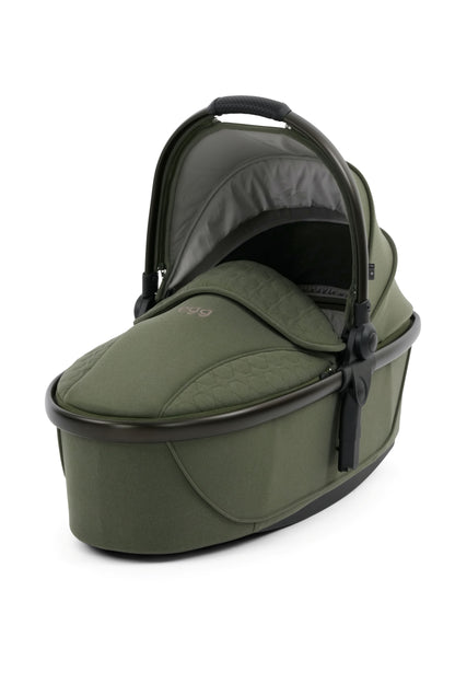 Egg 3 carrycot in Sage Green colourway.