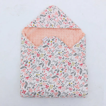 Little loves blanket in Little Deer Floral print.