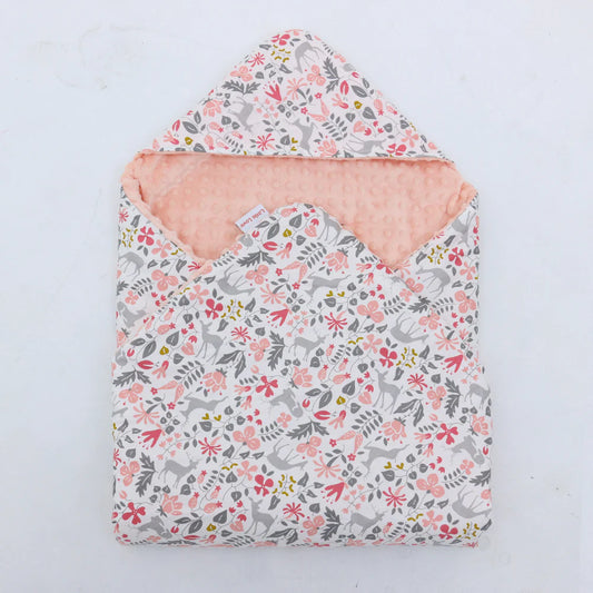 Little loves blanket in Little Deer Floral print.