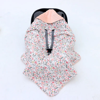 Little loves blanket in Little Deer Floral print.