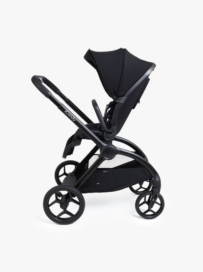 iCandy Core 2 pushchair bundle in black colour way.