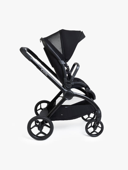 iCandy Core 2 pushchair bundle in black colour way.