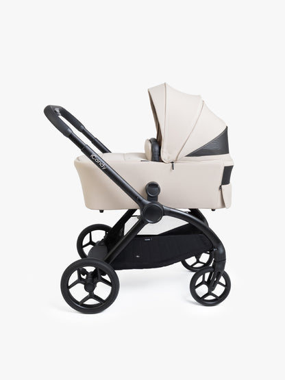 iCandy Core 2 pushchair bundle in sandstone colour way.