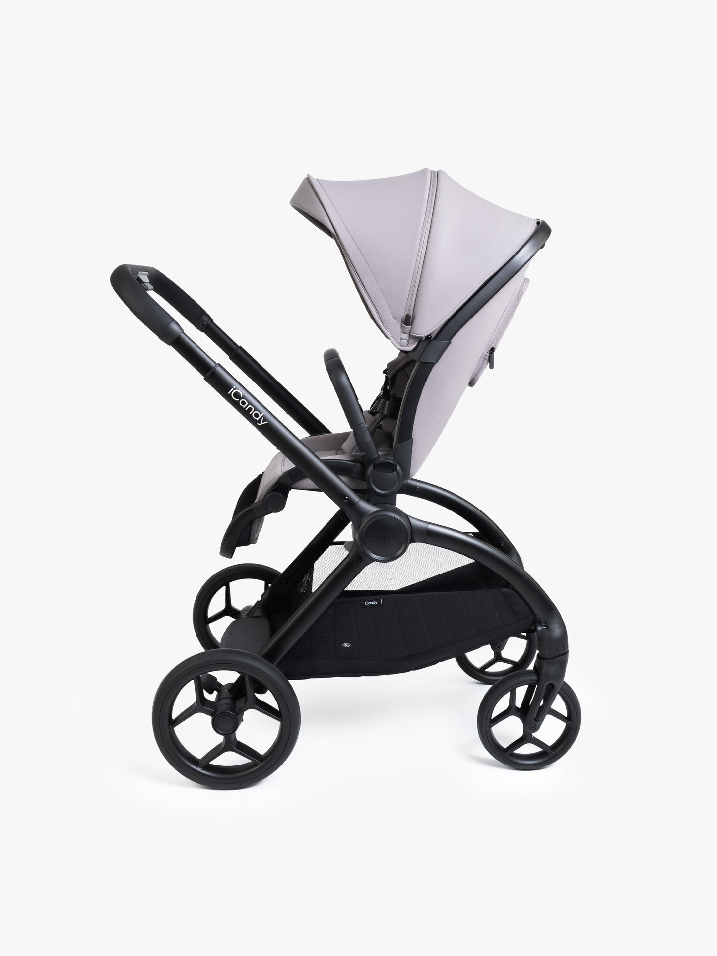 iCandy Core 2 pushchair bundle in storm grey colour way.