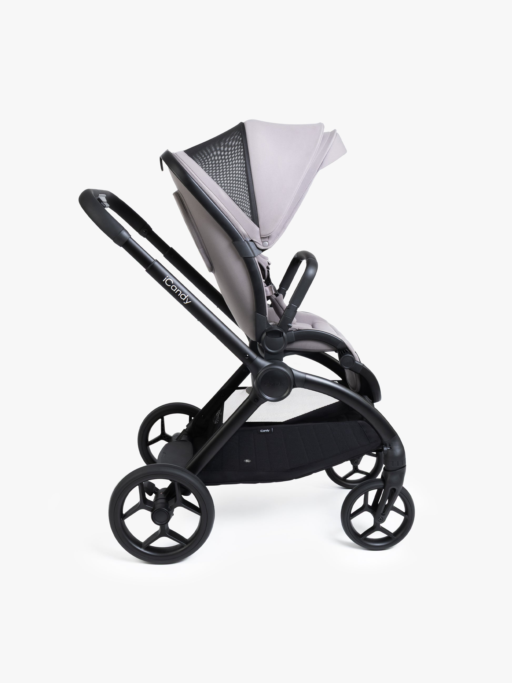 iCandy Core 2 pushchair bundle in storm grey colour way.