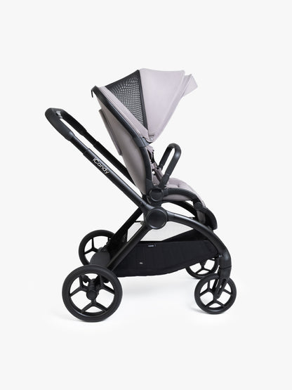 iCandy Core 2 pushchair bundle in storm grey colour way.