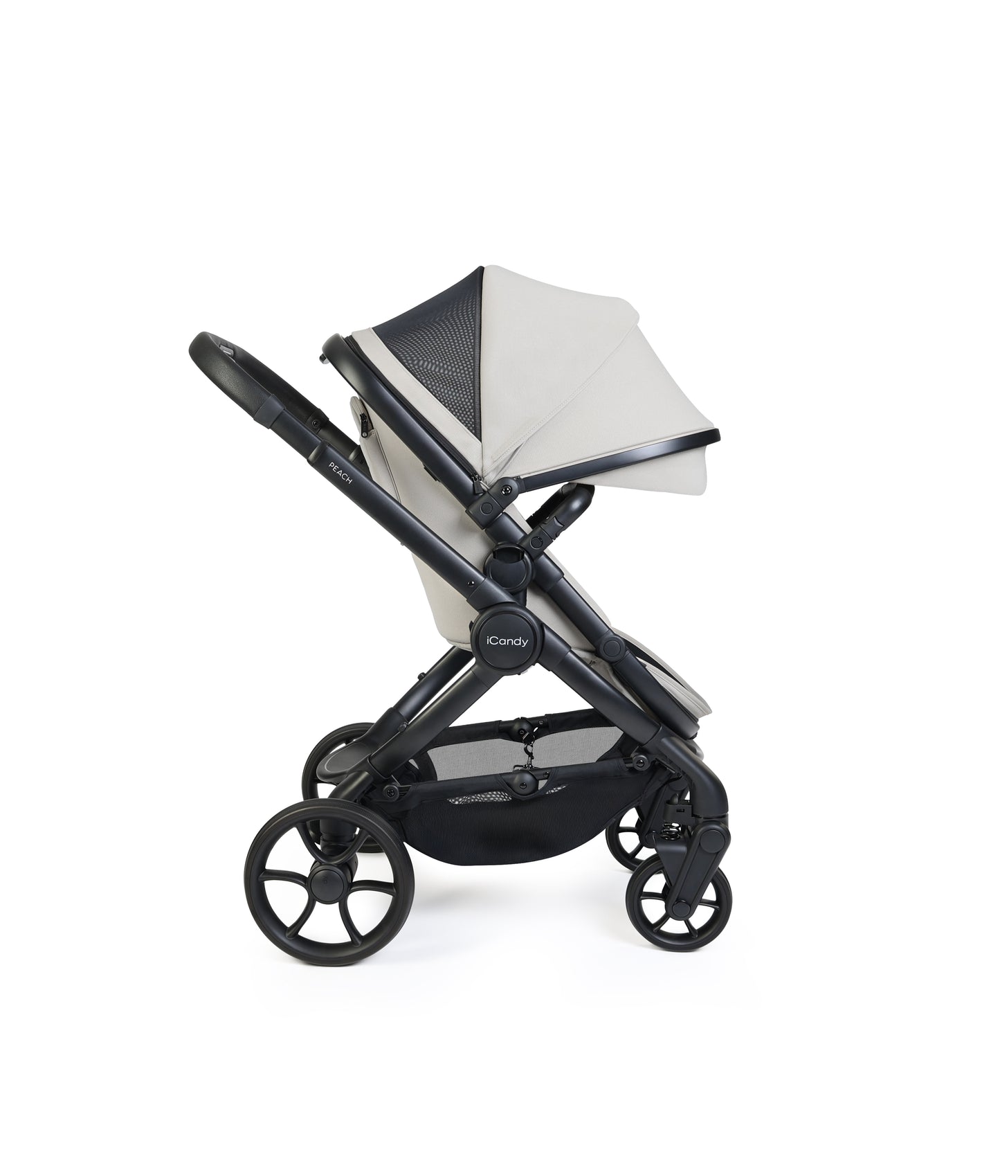 iCandy peach 8 bundle in taupe colourway with matching accessories.