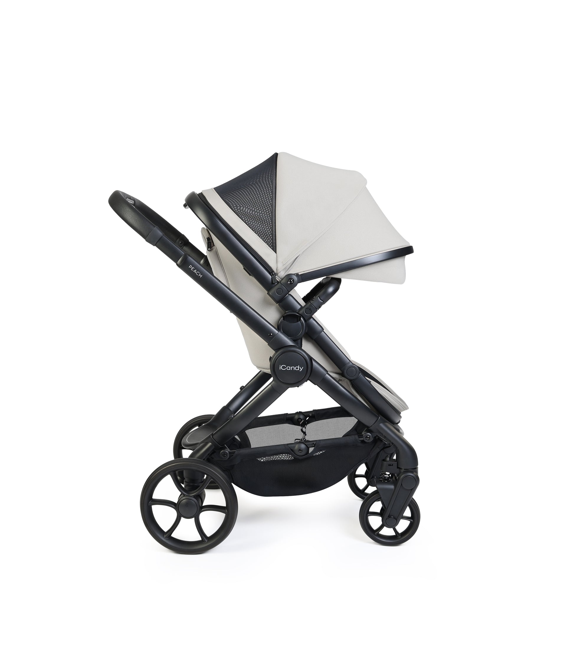 iCandy peach 8 bundle in taupe colourway with matching accessories.