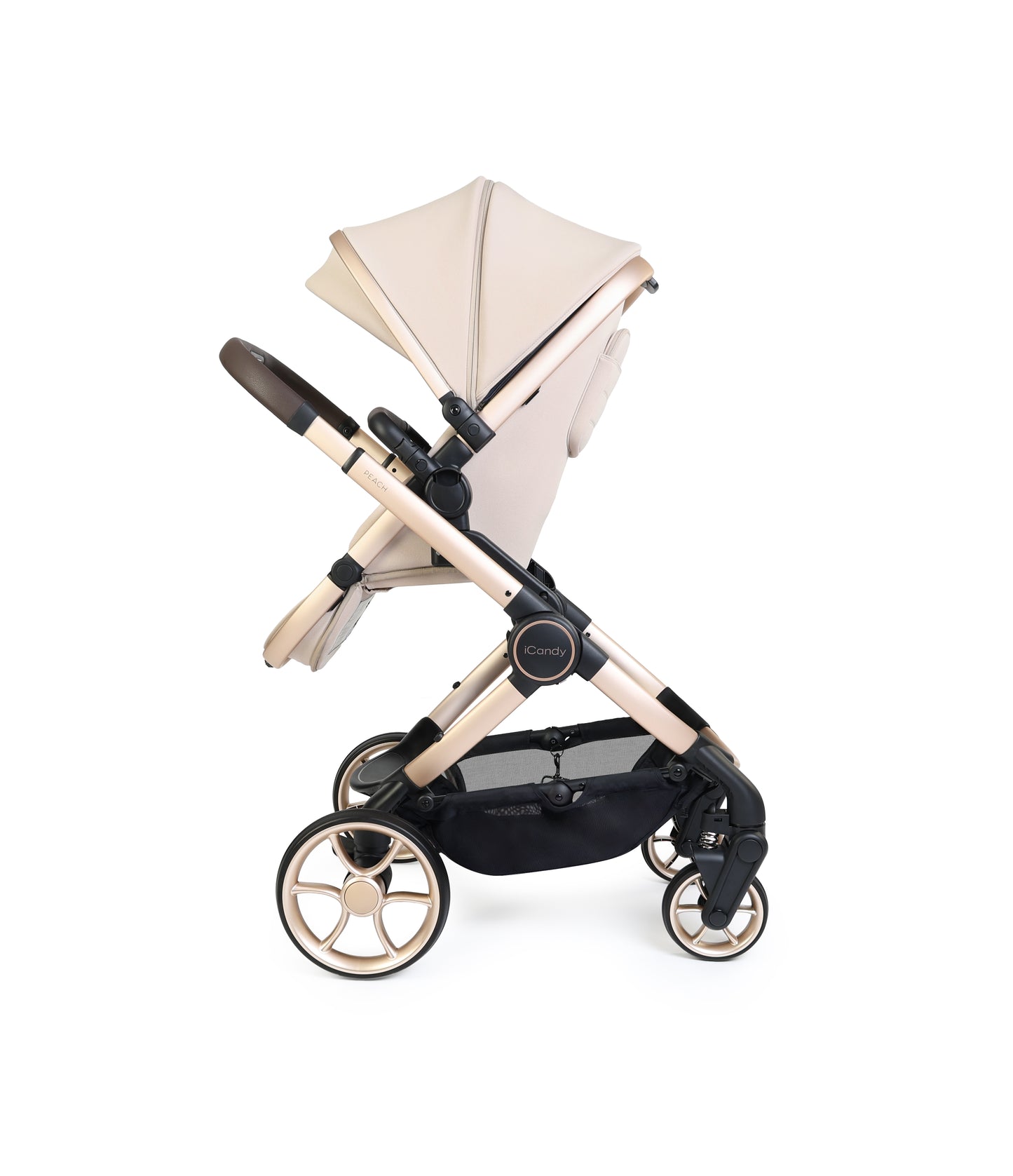 iCandy peach 8 bundle in biscotti colourway with matching accessories.