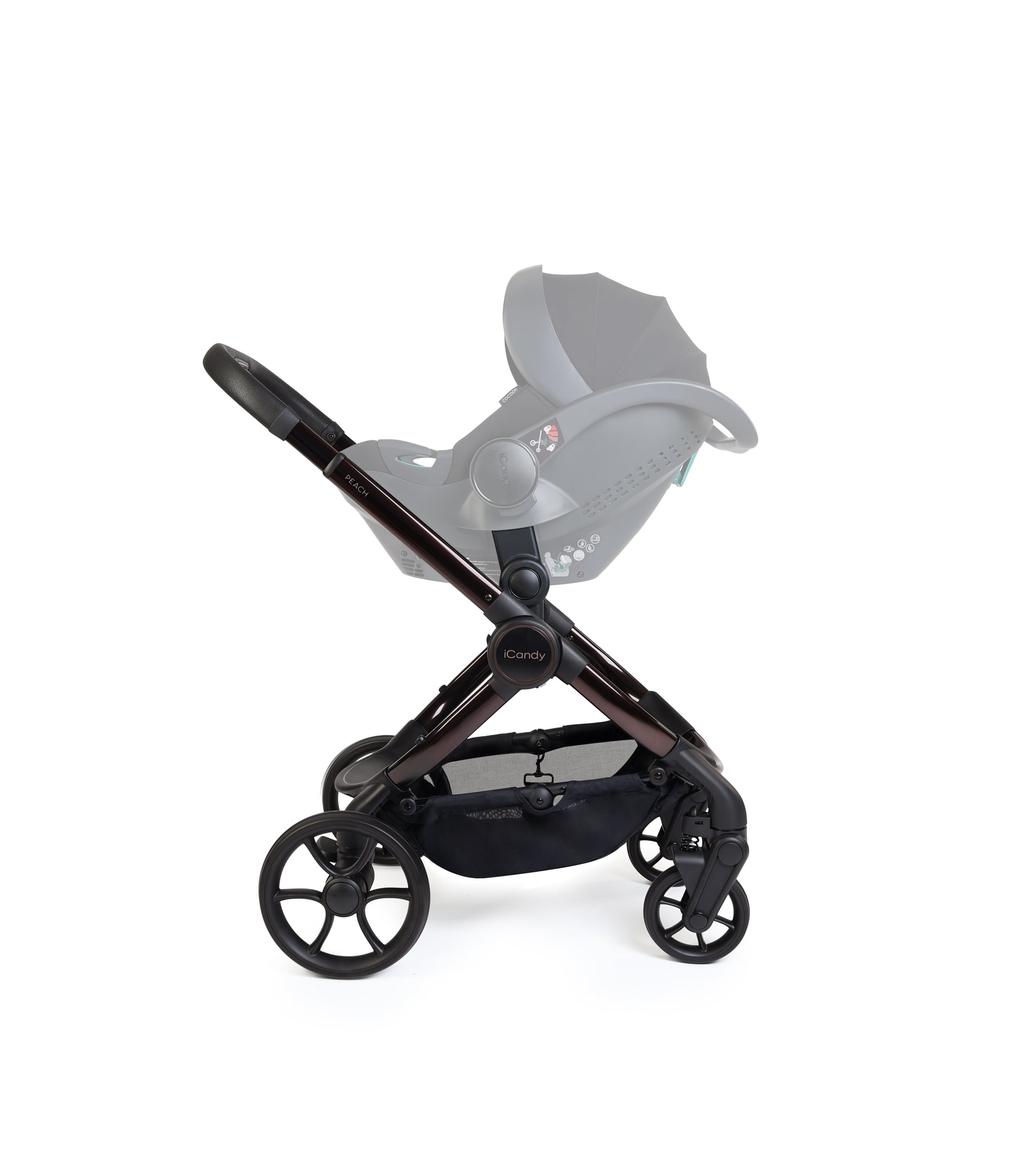 iCandy peach 8 bundle in coco colourway with matching accessories.