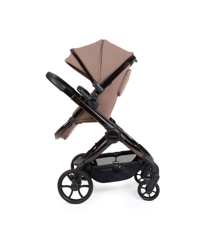 iCandy peach 8 bundle in coco colourway with cocoon car seat and base.