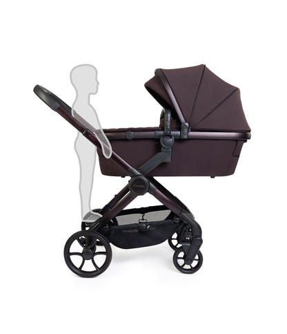 iCandy peach 8 bundle in coffee bean colourway with cocoon car seat and base.
