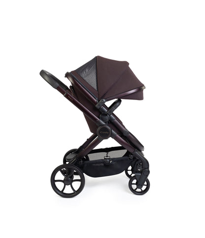 iCandy peach 8 bundle in coffee bean colourway with matching accessories.