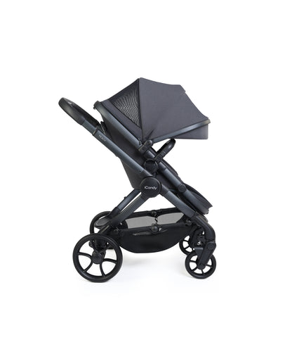 iCandy peach 8 bundle in grey colourway with matching accessories.