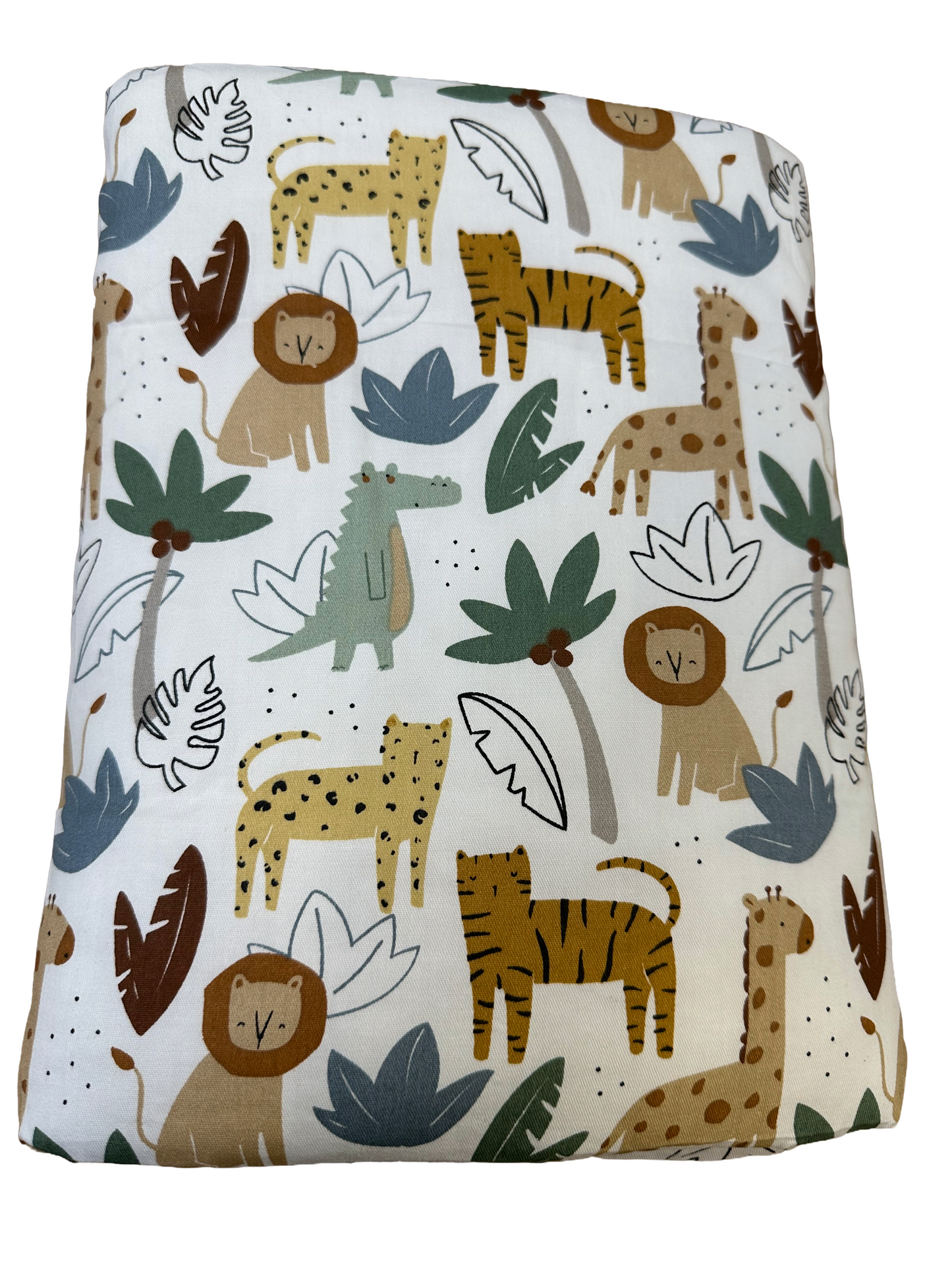 Little loves blanket in safari animal print.