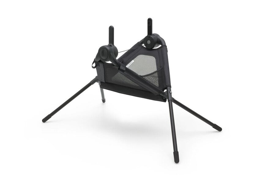 Bugaboo Fox bassinet stand in black.