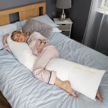6ft white nursing maternity pillow.