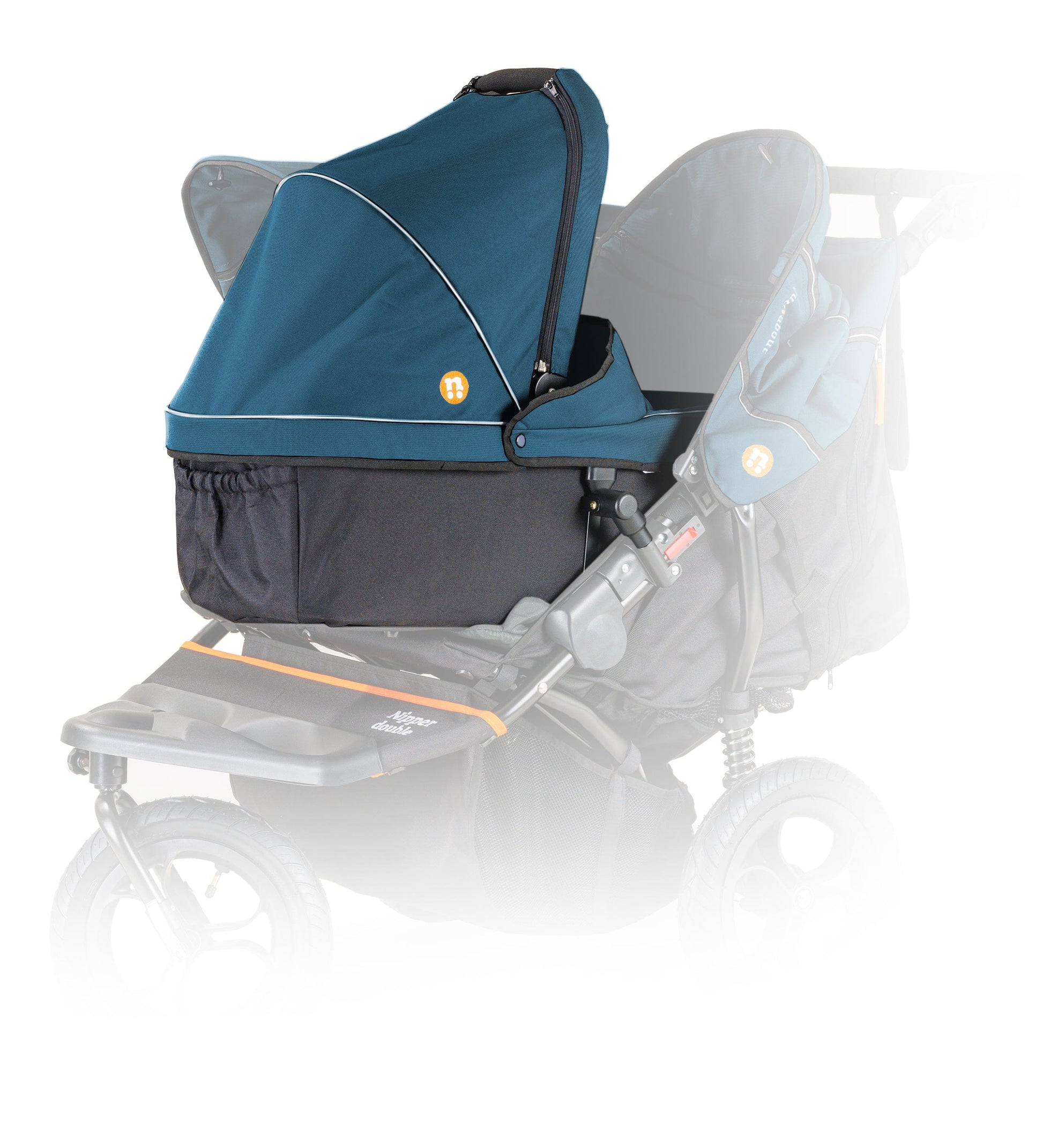 Out n About Nipper V6 Double Newborn and Toddler Bundle in Highland Blue