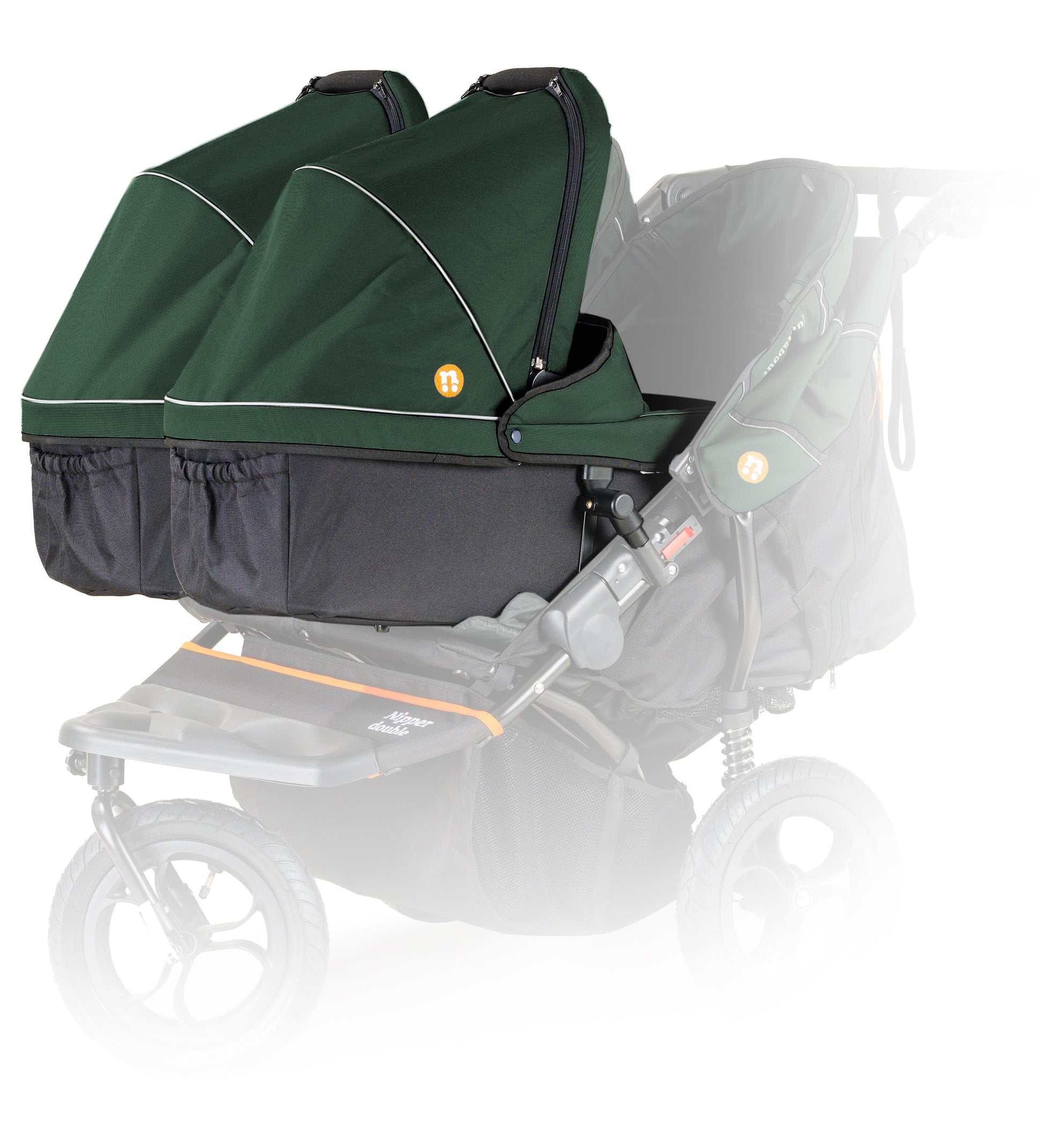 Out n About Nipper V6 Twin Bundle in Sycamore Green