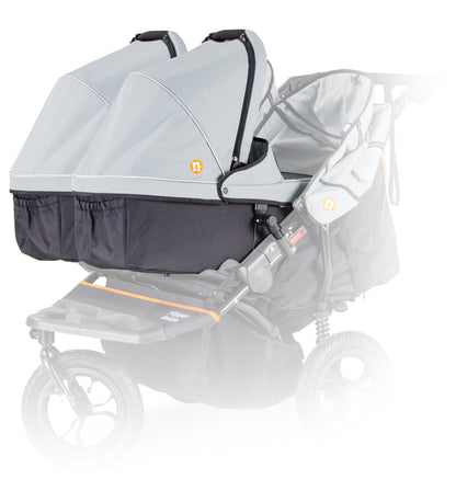 Out n About Nipper V6 Twin Bundle in Rocksalt Grey